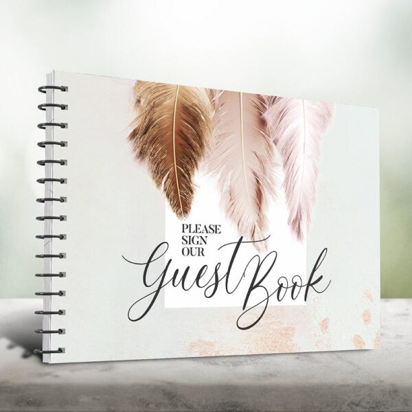 Buku Tamu Pernikahan / wedding Guest Book - Gambar 3