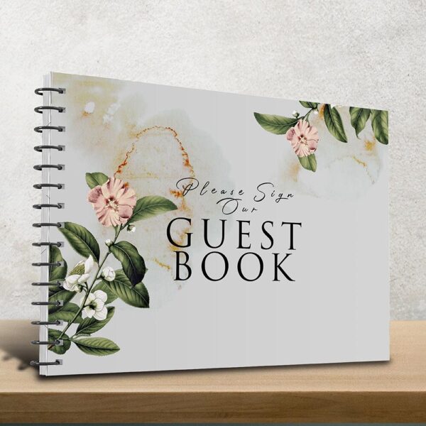 Buku Tamu Pernikahan / wedding Guest Book - Gambar 4