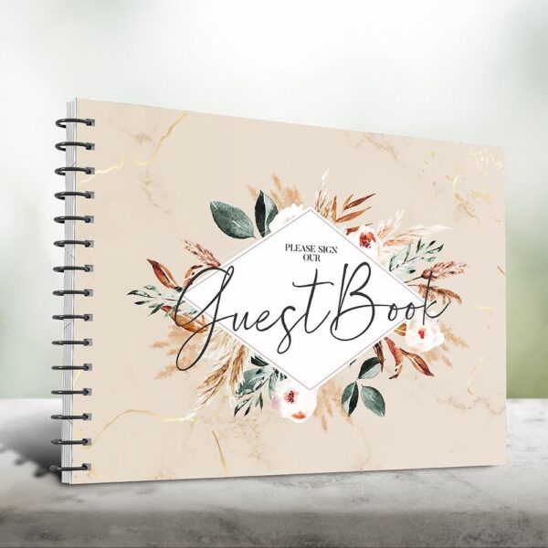 Buku Tamu Pernikahan / wedding Guest Book - Gambar 6