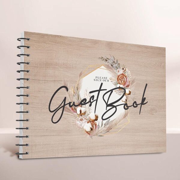Buku Tamu Pernikahan / wedding Guest Book - Gambar 8