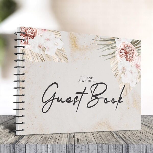 Buku Tamu Pernikahan / wedding Guest Book - Gambar 14