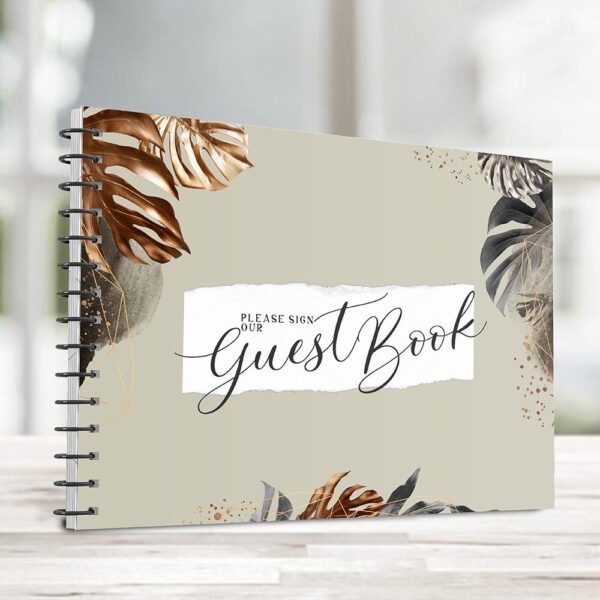 Buku Tamu Pernikahan / wedding Guest Book - Gambar 17