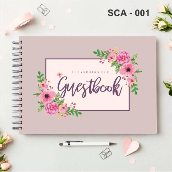 Buku Tamu Pernikahan / wedding Guest Book - Gambar 44